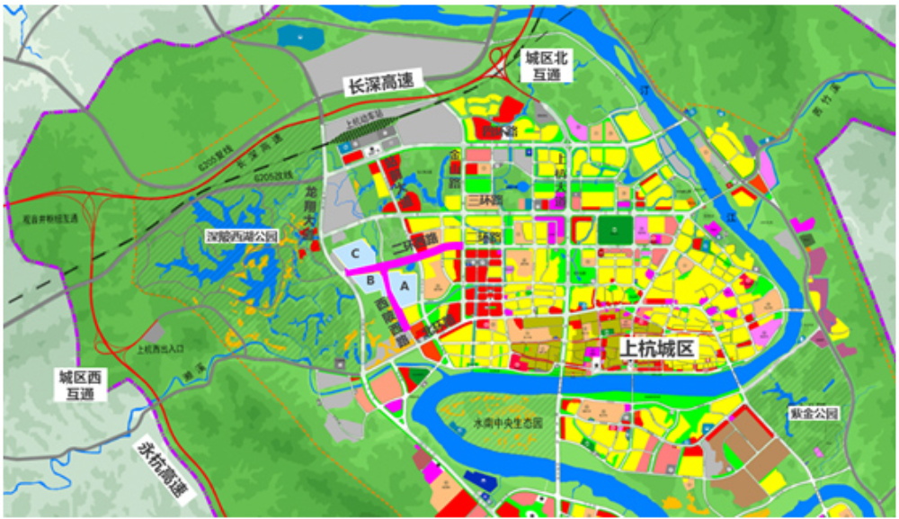 上杭縣城區二環西路城市道路工程（一期）