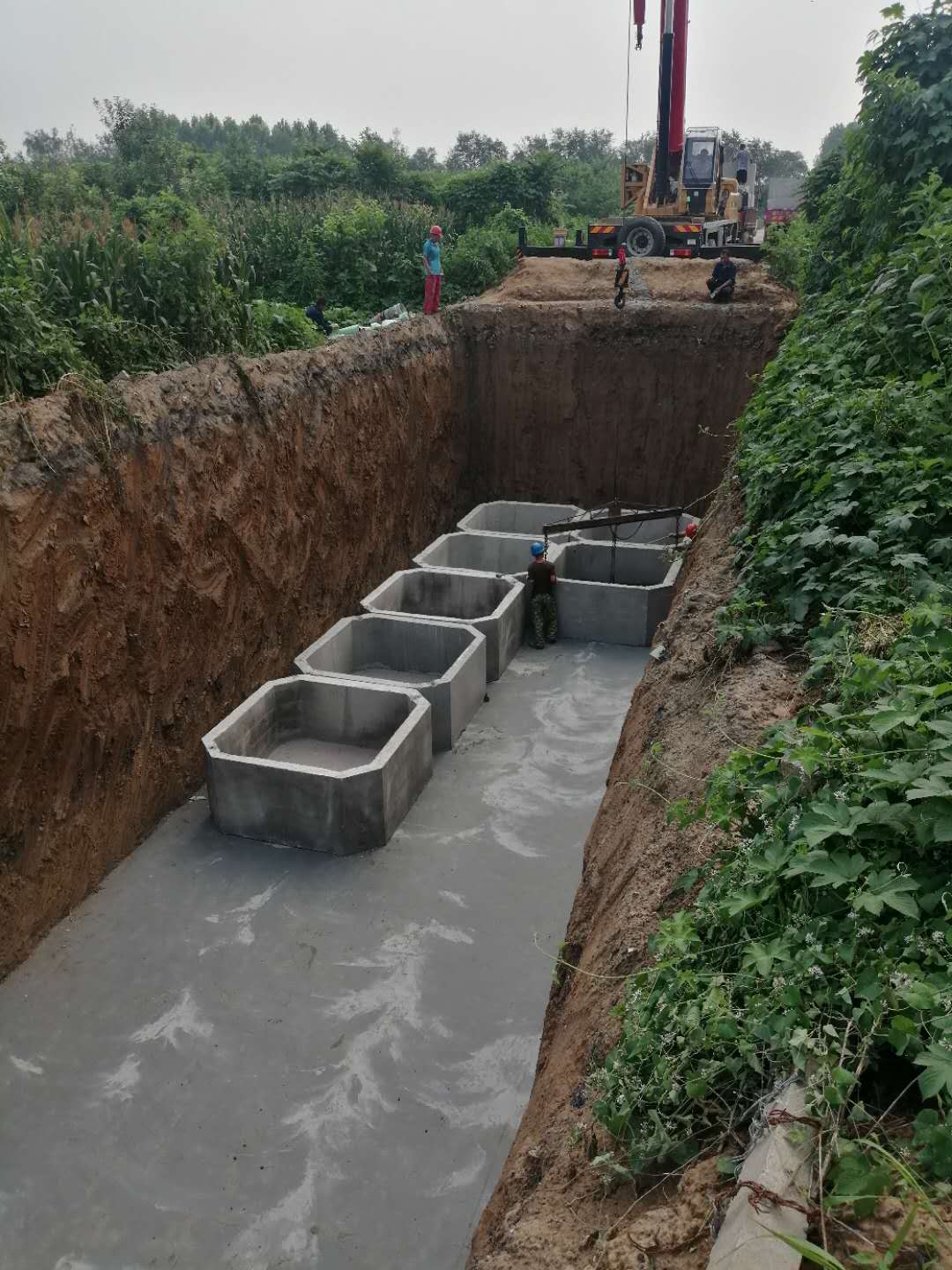 福建易順建筑工程有限公司在石家莊市鹿泉區生活用水置換引江水管網和生活污水管網建設工程項目施工情況